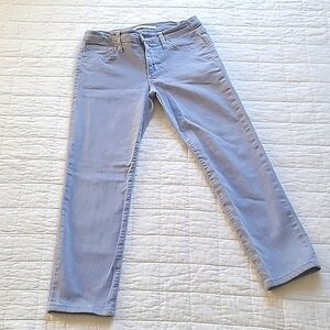 Joe's straight cigarette ankle 1271 everyday Jeans light periwinkle Midrise Sz28
